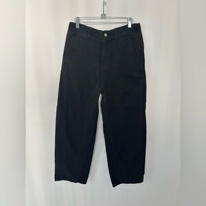 Urban outfitters balloon fit barrel jeans black denim